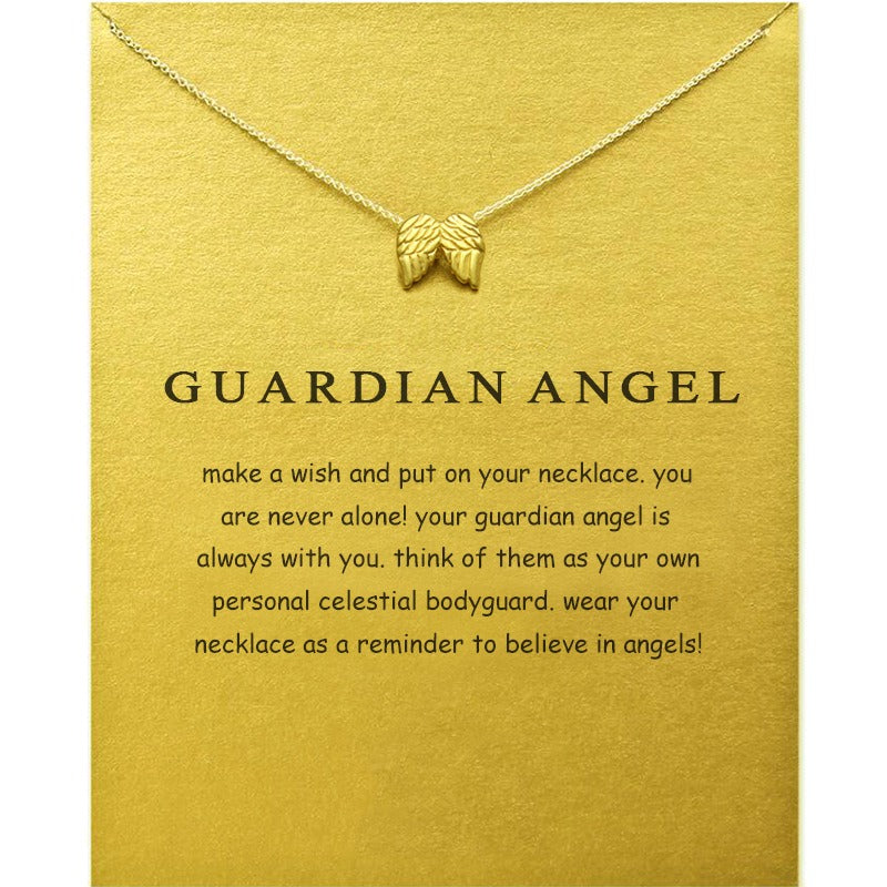 Gold Plated Angel Wings Necklace