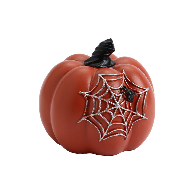 Halloween Resin Pumpkin Ornament