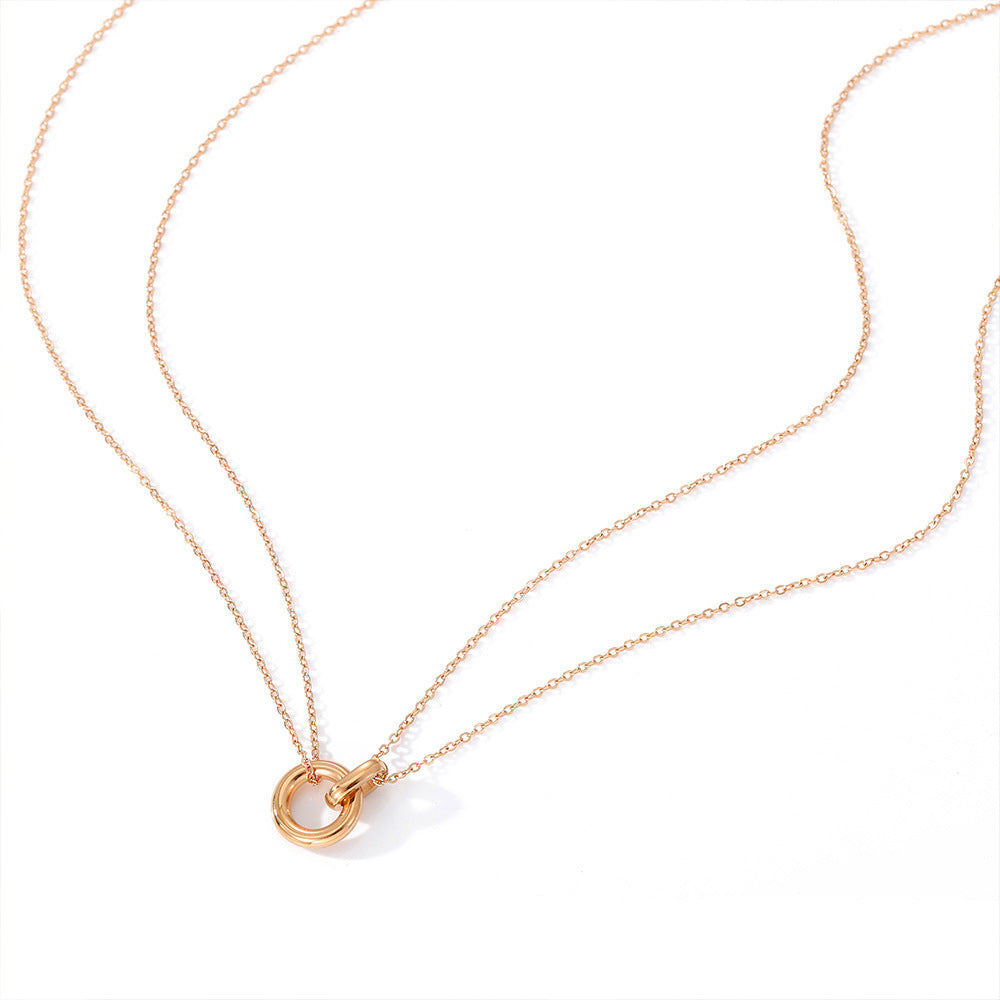 Double ring clavicle chain