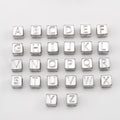 Stainless Steel Letter Beads