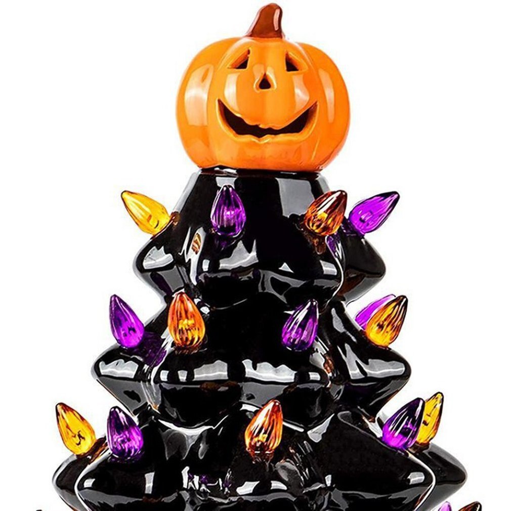 Halloween Glowing Pumpkin Tree