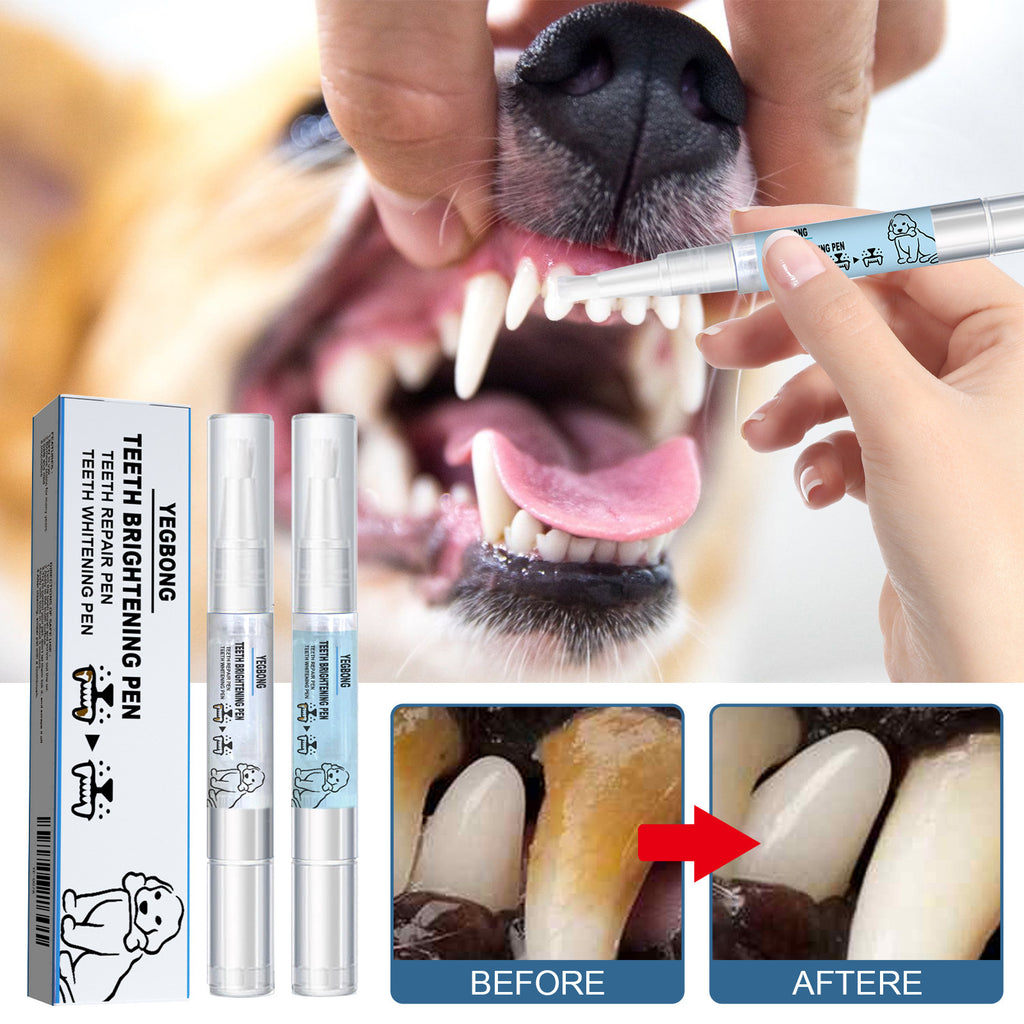 Pet Teething Pen — Tartar & Plaque Removal for Dogs & Cats