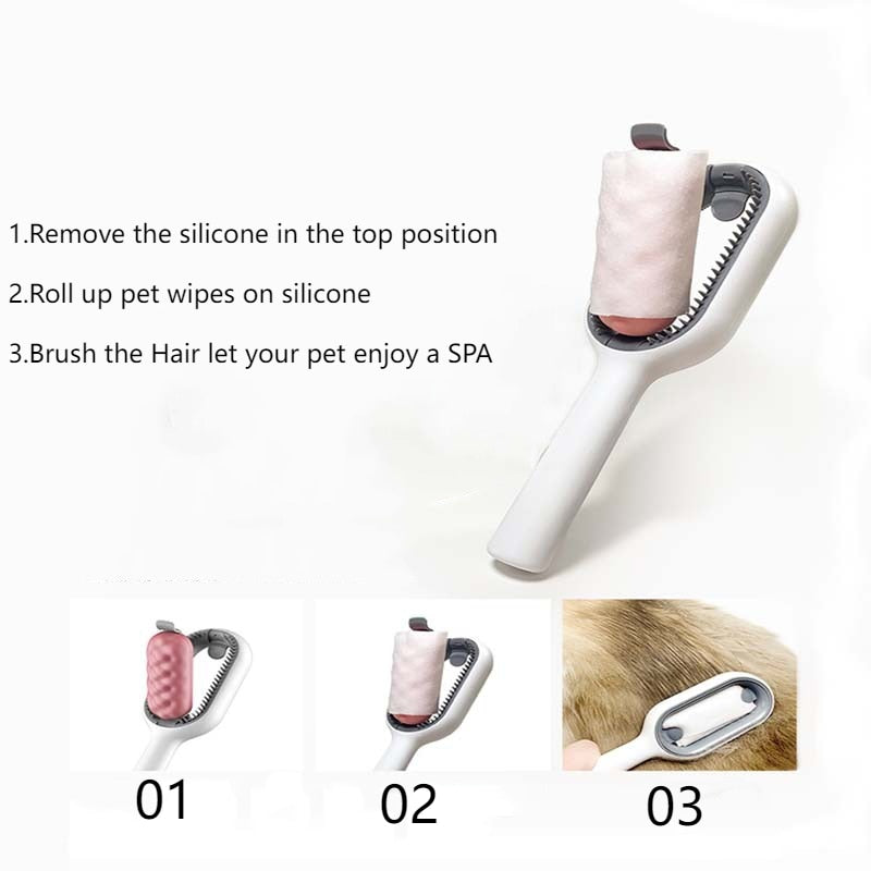 Gravity Pet Cleaning Hair Removal Comb Sticky Hair Device Cat Comb Dog To Go Floating Hair