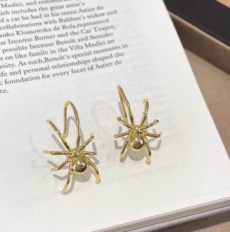 Spider Ear Hook Earrings