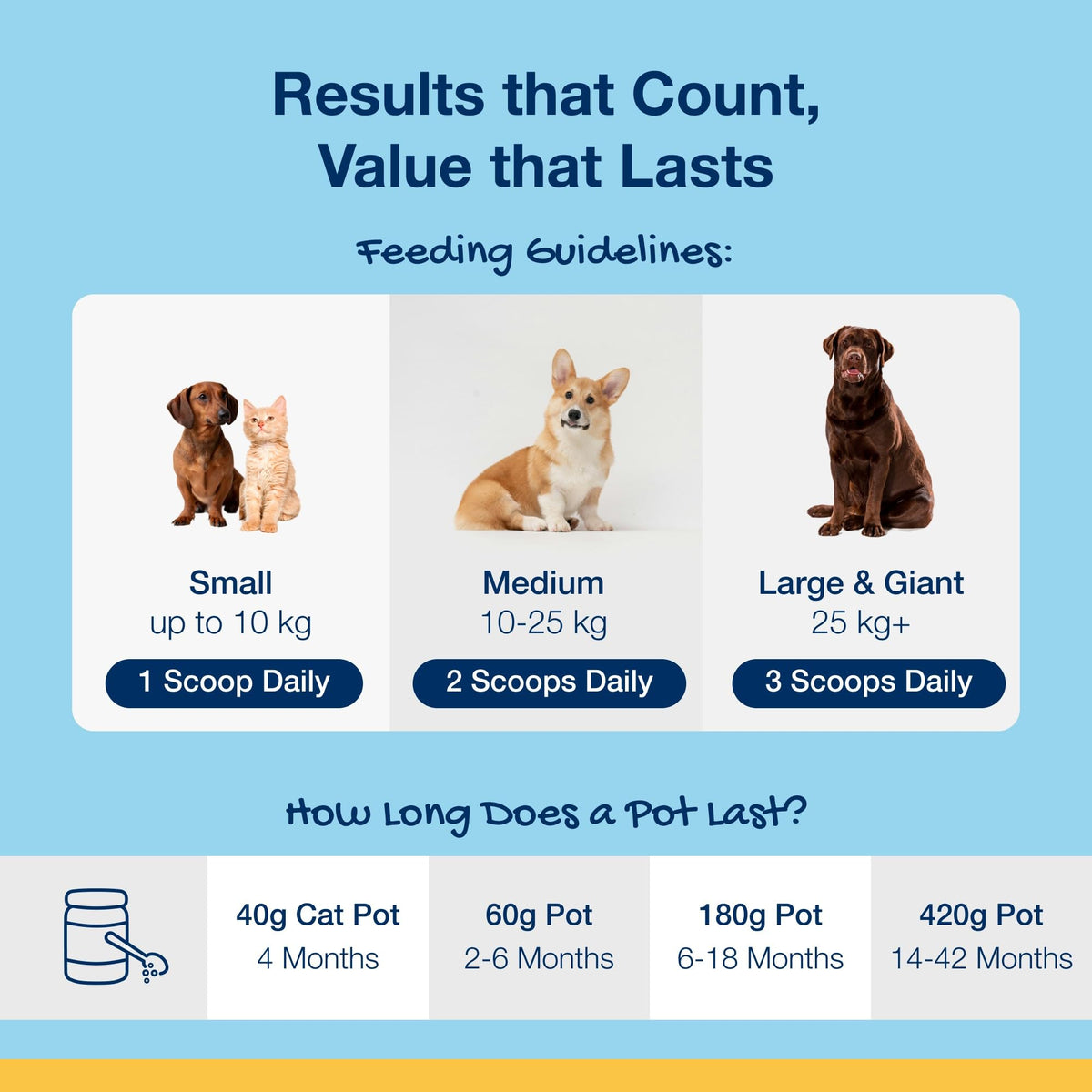 ProDen PlaqueOff 60g Dental Powder for Dogs - 100% Organic 6-Month Supply