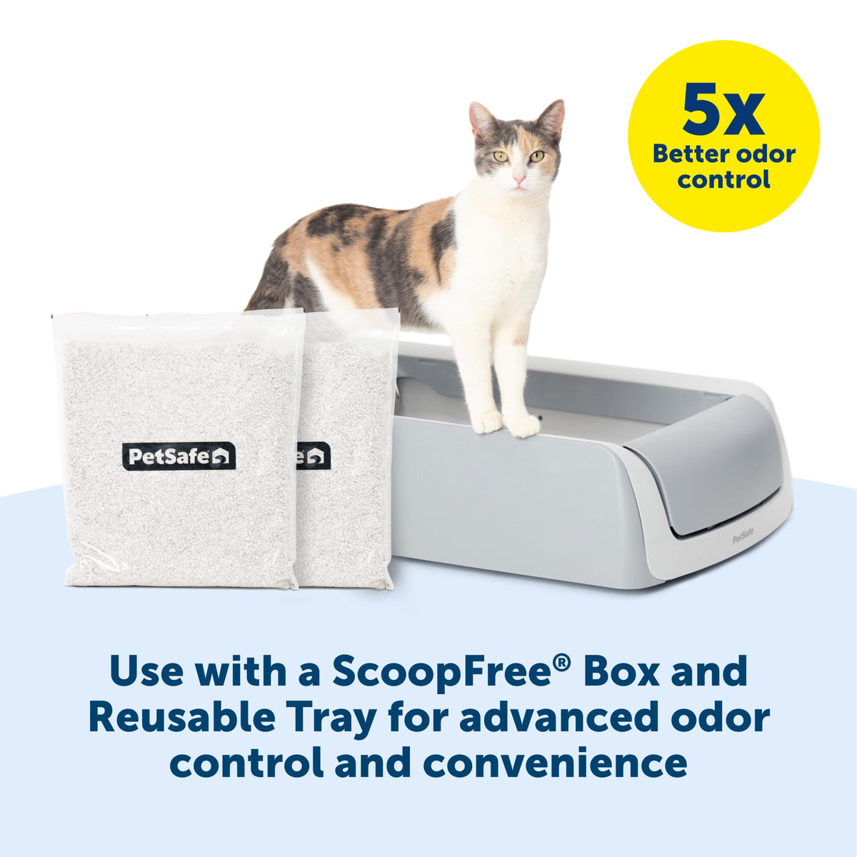PetSafe ScoopFree Premium Crystal Cat Litter — Lavender, 2-Pack