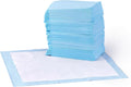 Amazon Basics Dog and Puppy Training Pads, Leakproof, 5-Layer Design with Quick-Dry Surface, Regular, Pack of 50, Blue