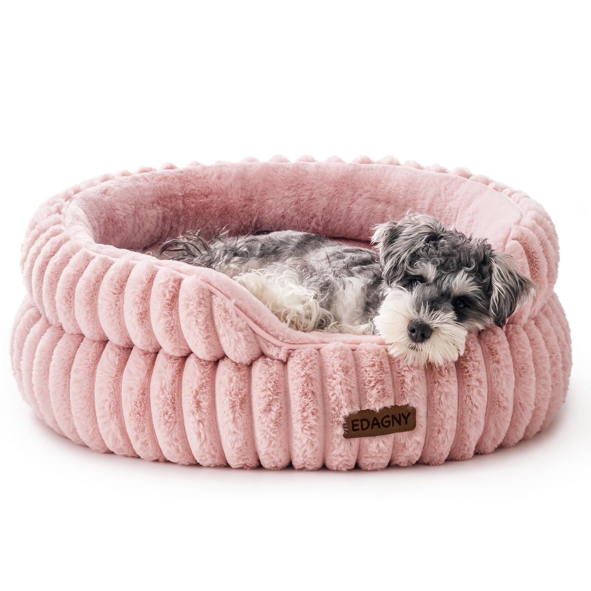 EDAGNY Calming Donut Cat Bed — Anti-Anxiety, Indoor Cats & Puppies