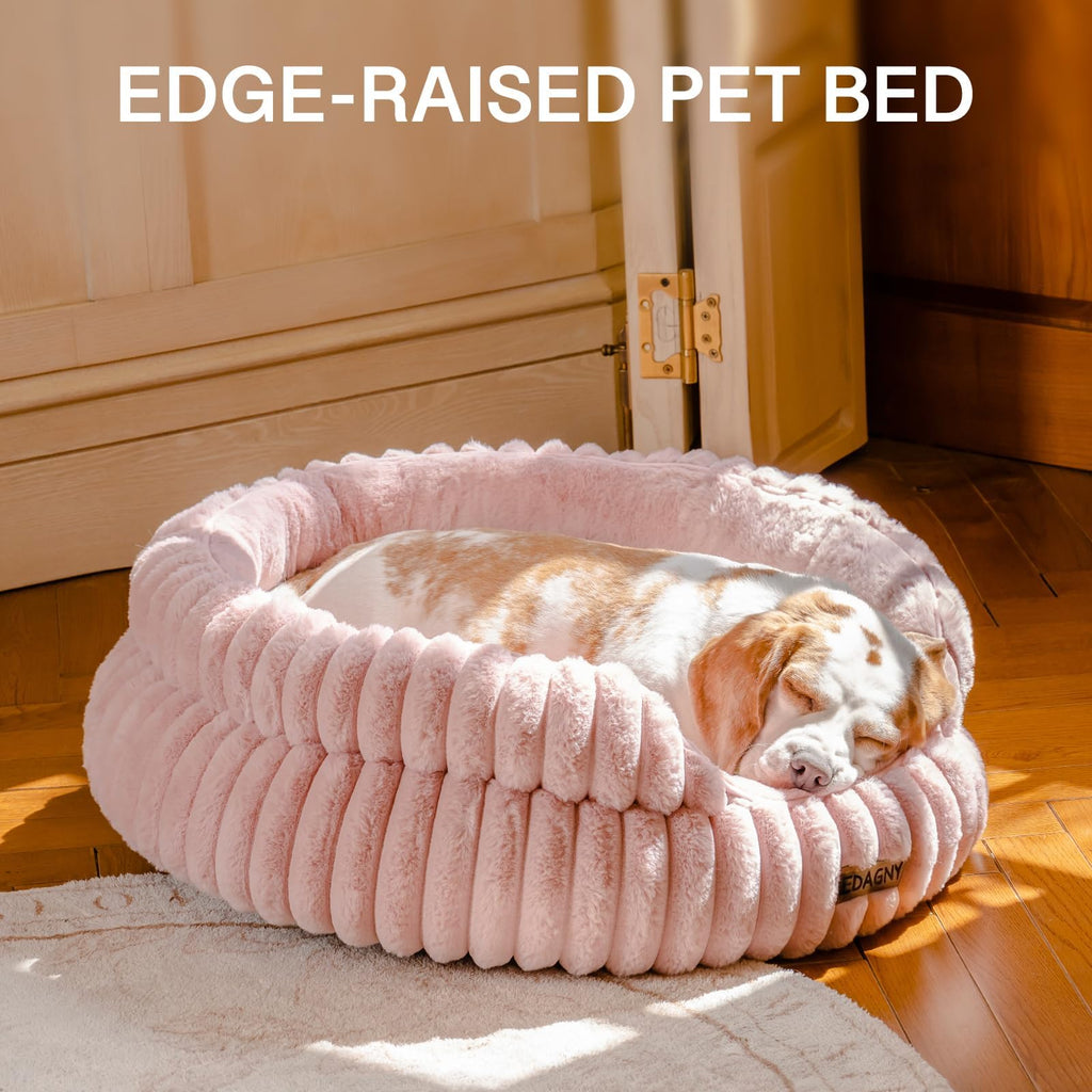 EDAGNY Calming Donut Cat Bed — Anti-Anxiety, Indoor Cats & Puppies