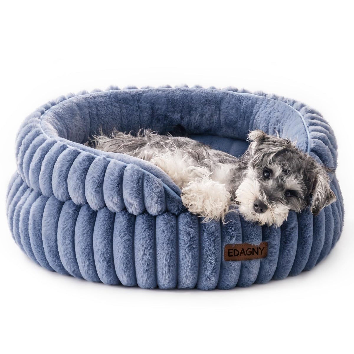 EDAGNY Calming Donut Cat Bed — Anti-Anxiety, Indoor Cats & Puppies