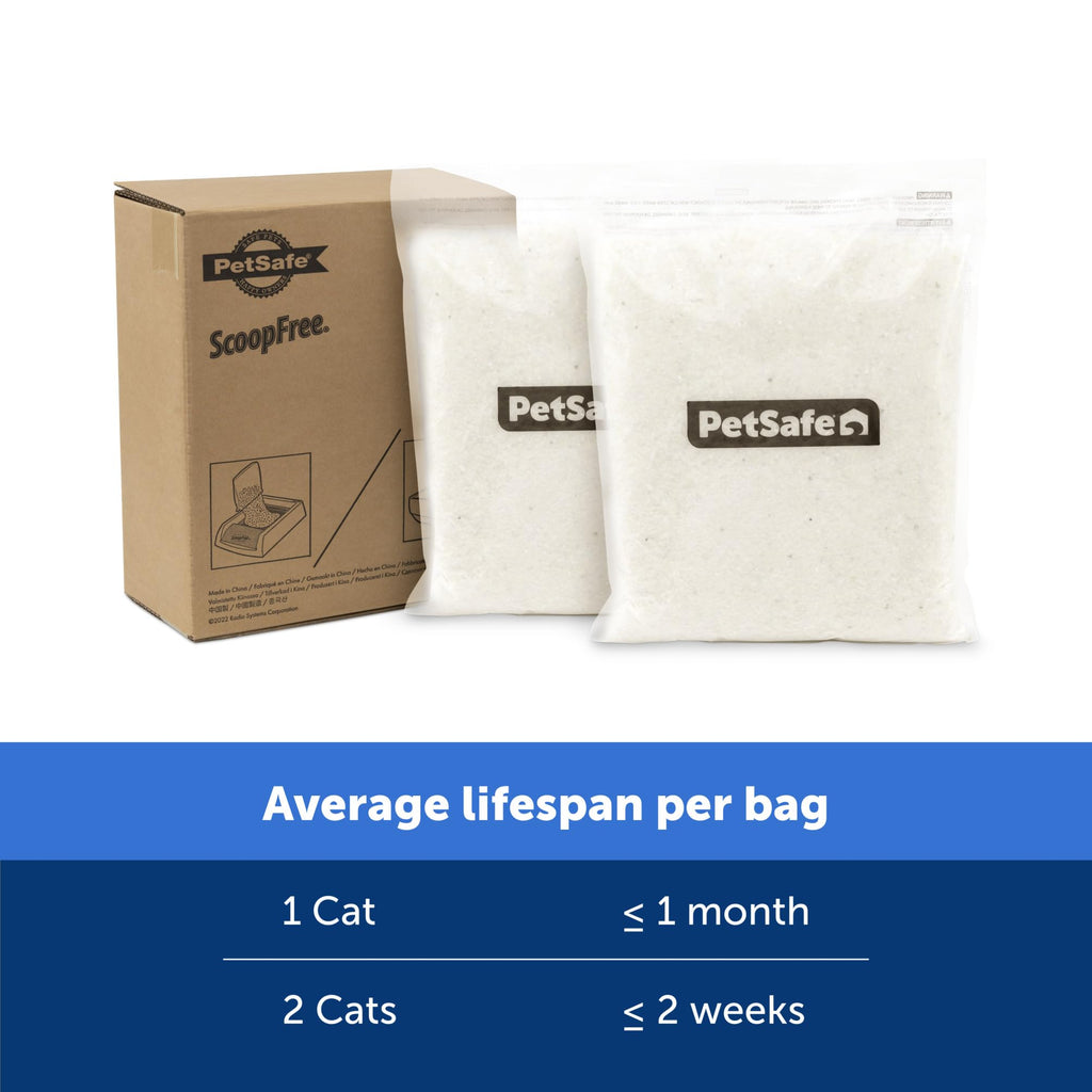 PetSafe ScoopFree Premium Crystal Cat Litter — Lavender, 2-Pack