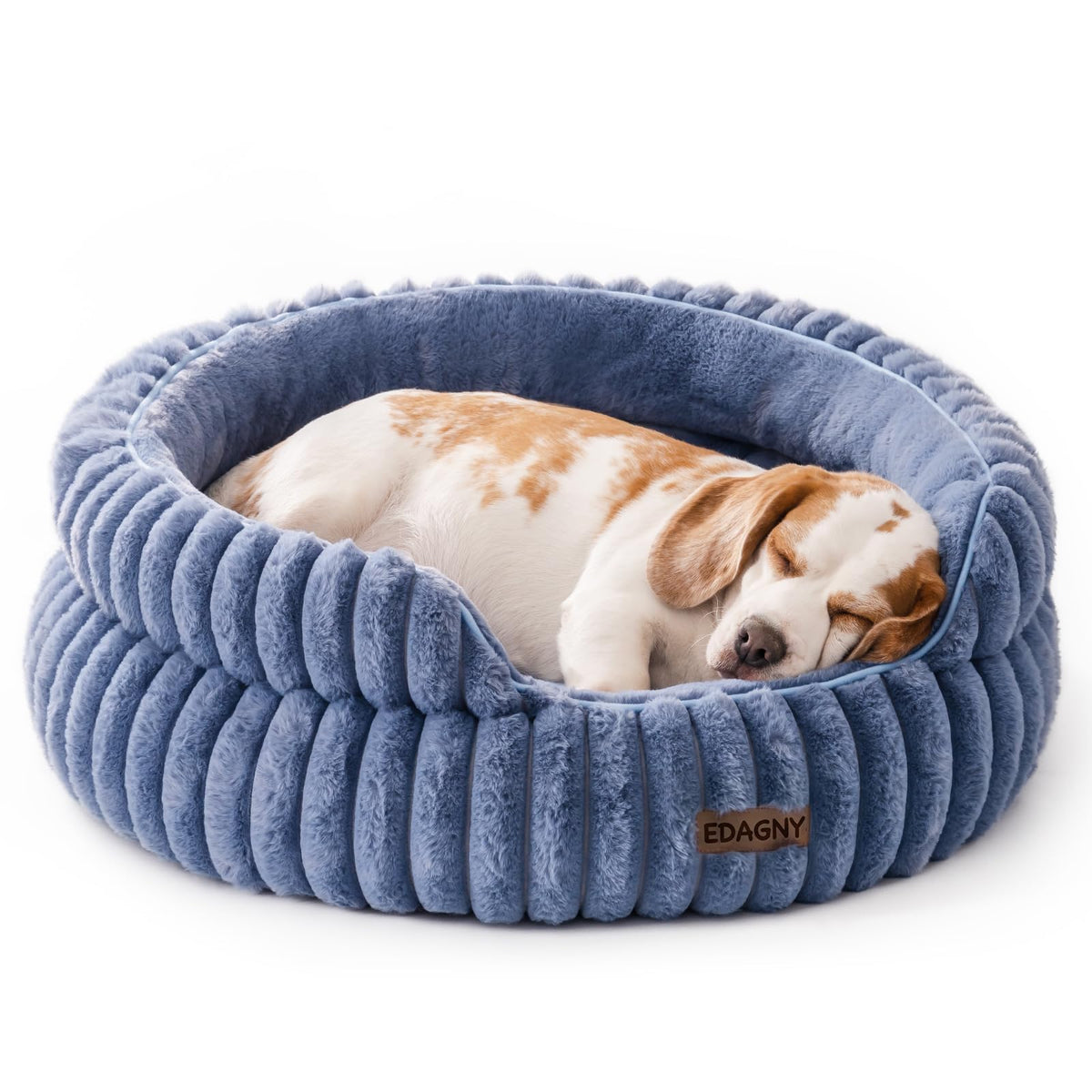 EDAGNY Calming Donut Cat Bed — Anti-Anxiety, Indoor Cats & Puppies
