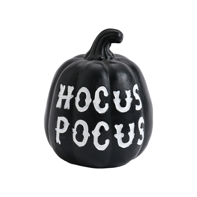 Halloween Resin Pumpkin Ornament