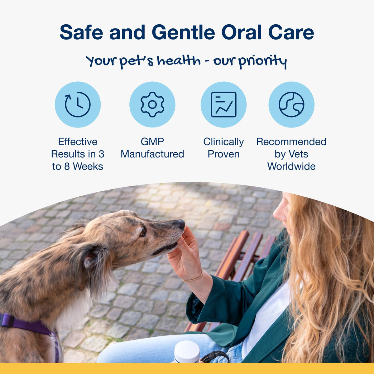 ProDen PlaqueOff 60g Dental Powder for Dogs - 100% Organic 6-Month Supply
