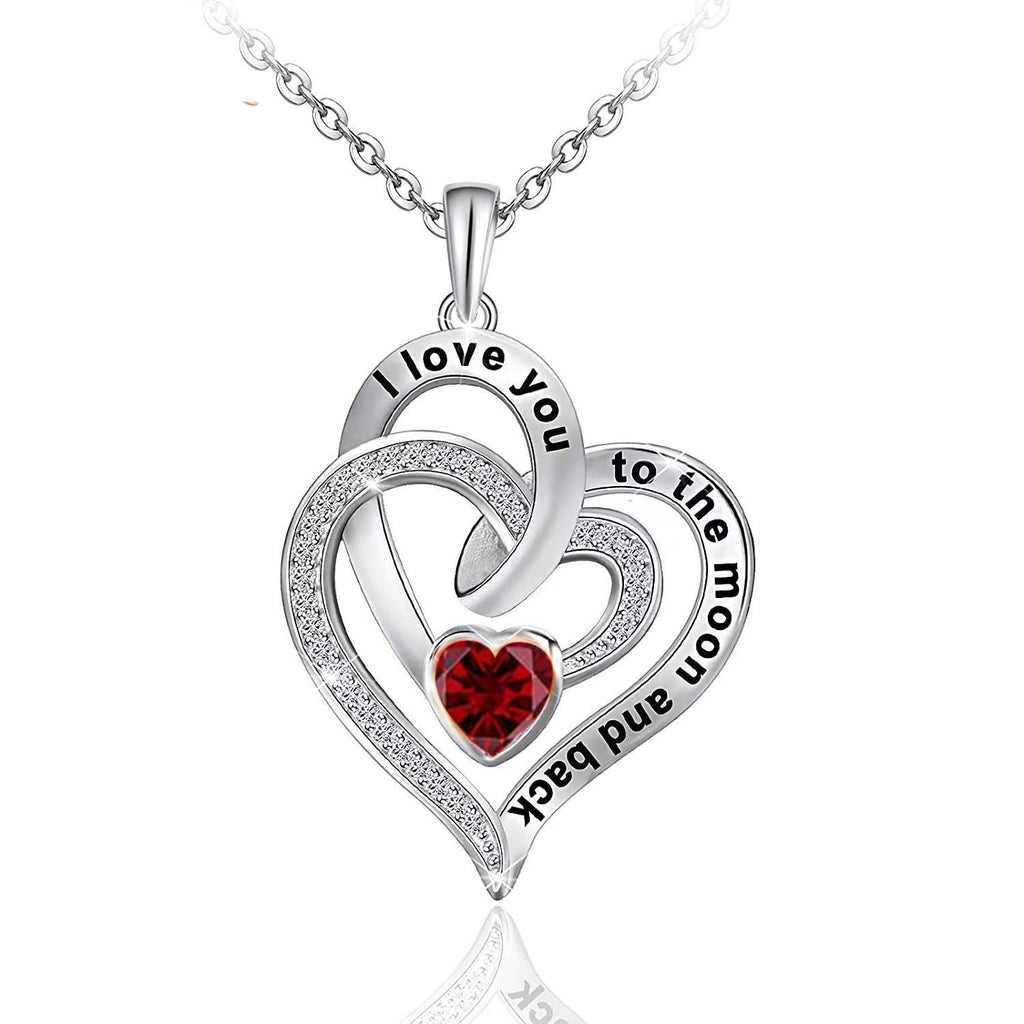 Heart Pendant Engraved Necklace