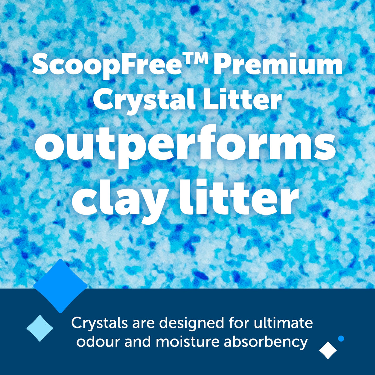 PetSafe ScoopFree Premium Crystal Cat Litter — Lavender, 2-Pack