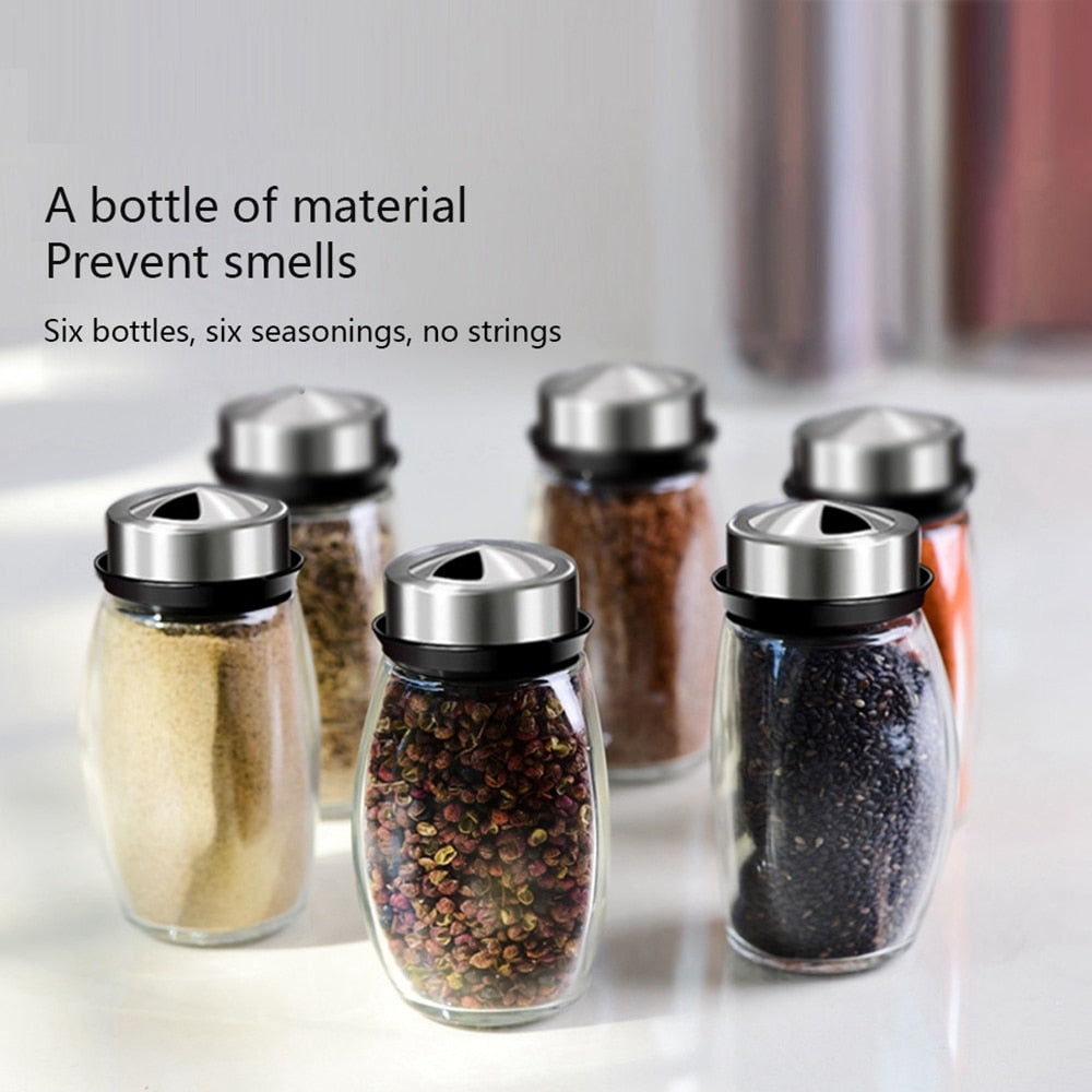 Rotating Spice Jar Set