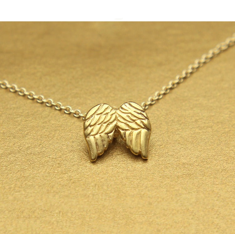 Gold Plated Angel Wings Necklace
