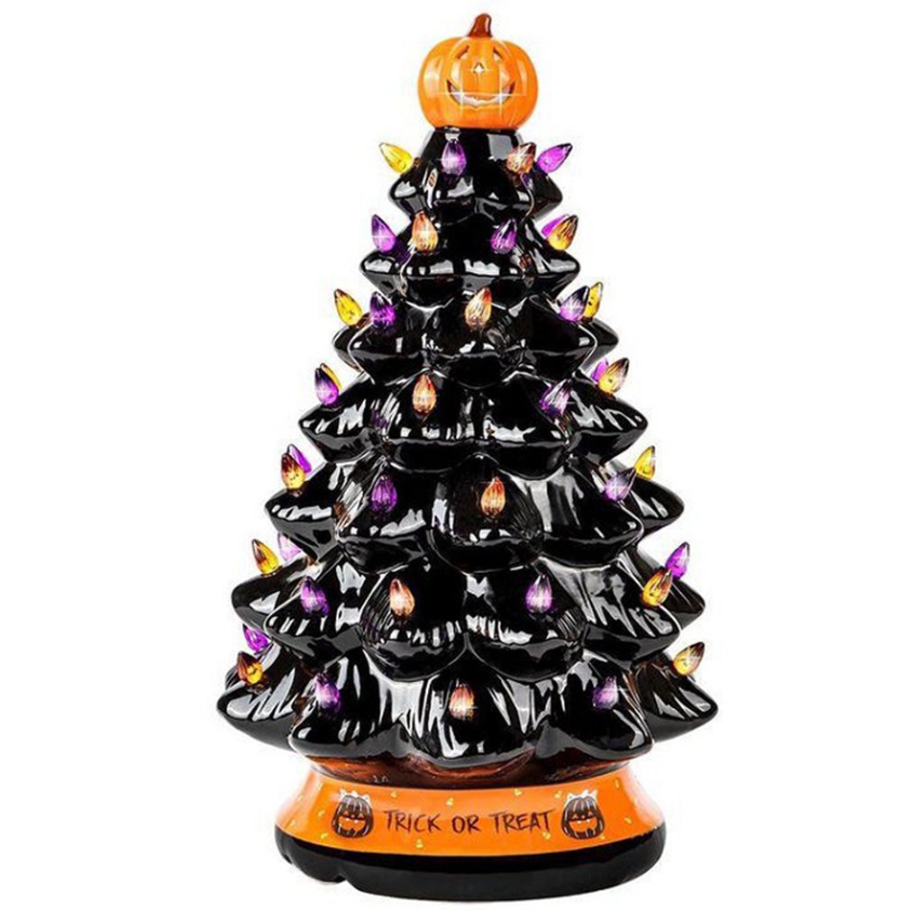 Halloween Glowing Pumpkin Tree