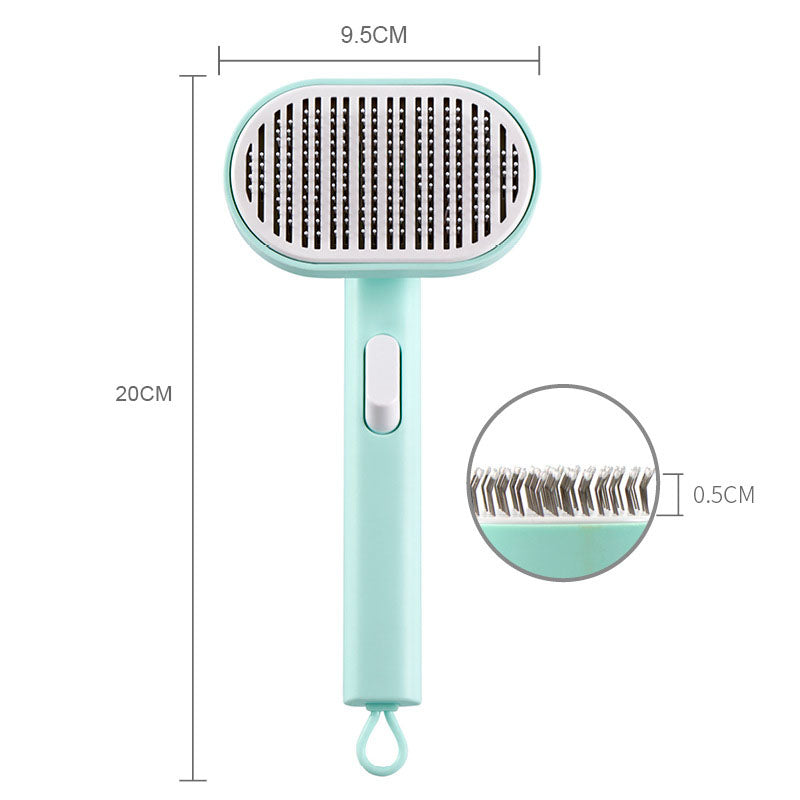 Self-Cleaning Pet Grooming Comb