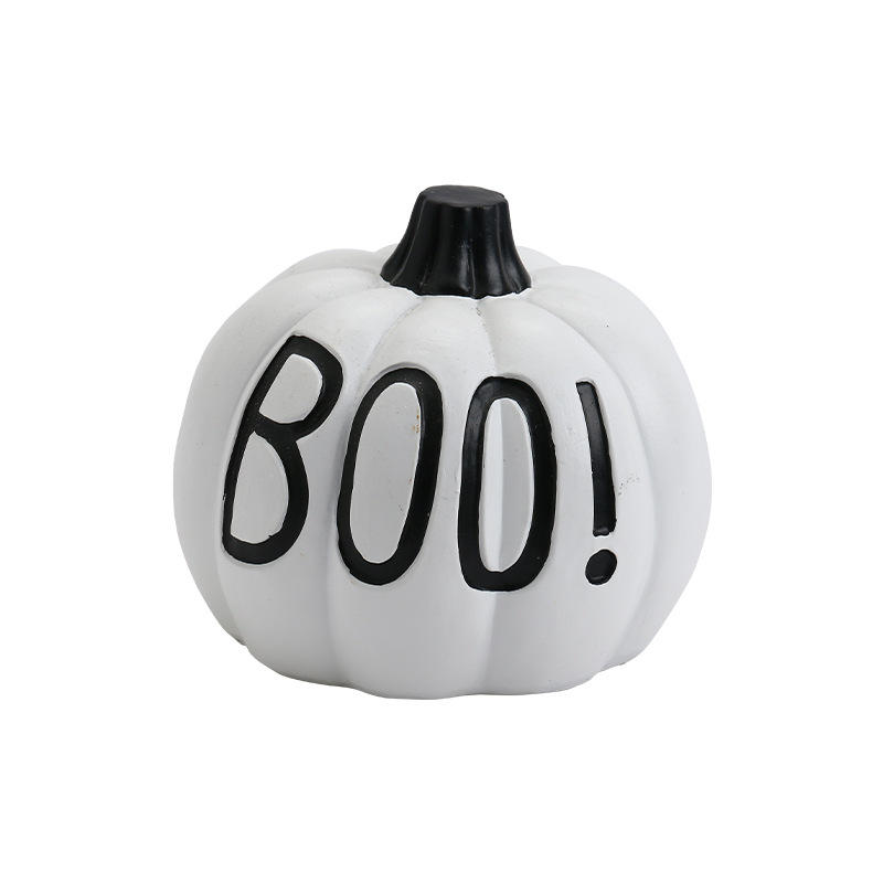 Halloween Resin Pumpkin Ornament