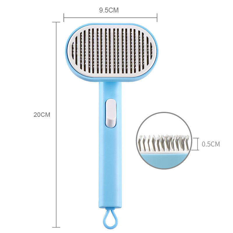 Self-Cleaning Pet Grooming Comb