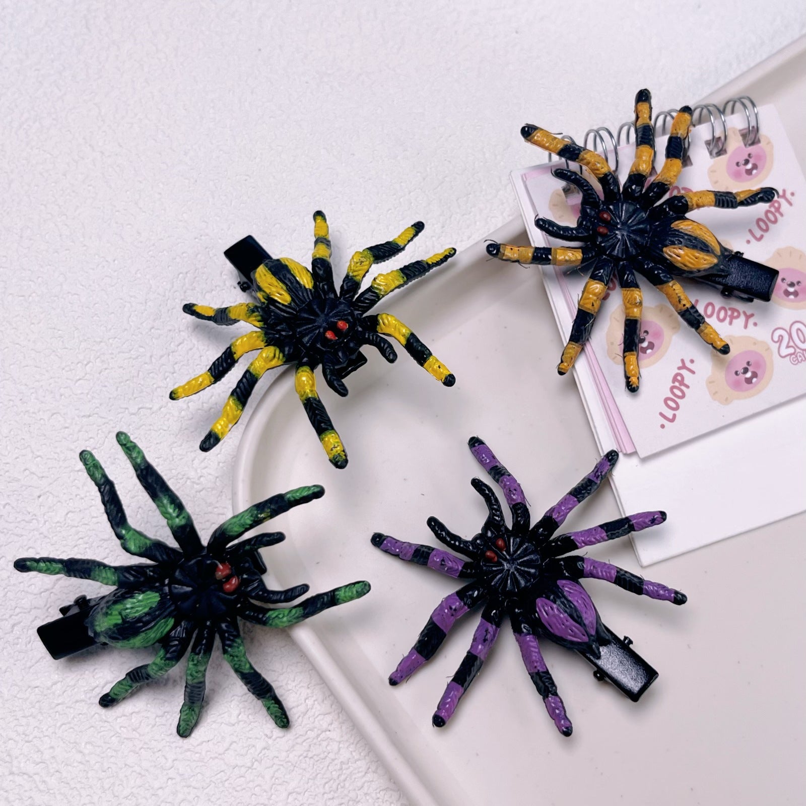 Halloween Spider Duckbill Clip