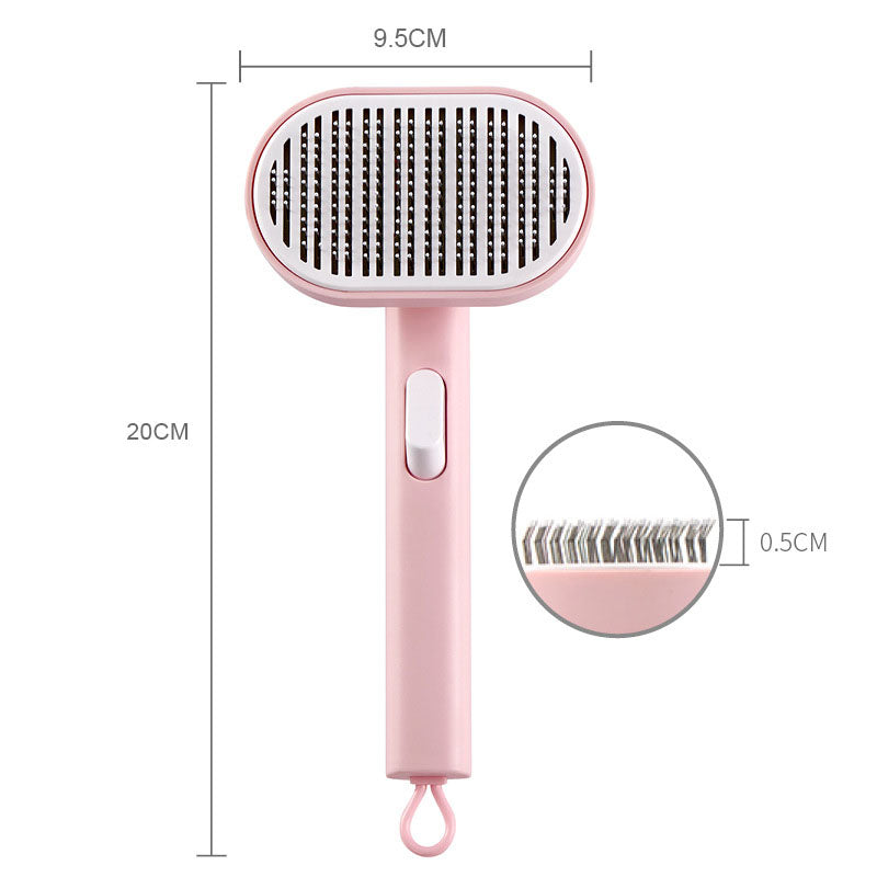 Self-Cleaning Pet Grooming Comb