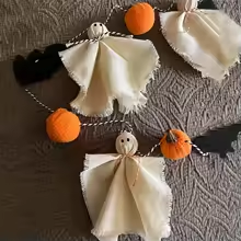 Halloween Ghost Garland Decoration