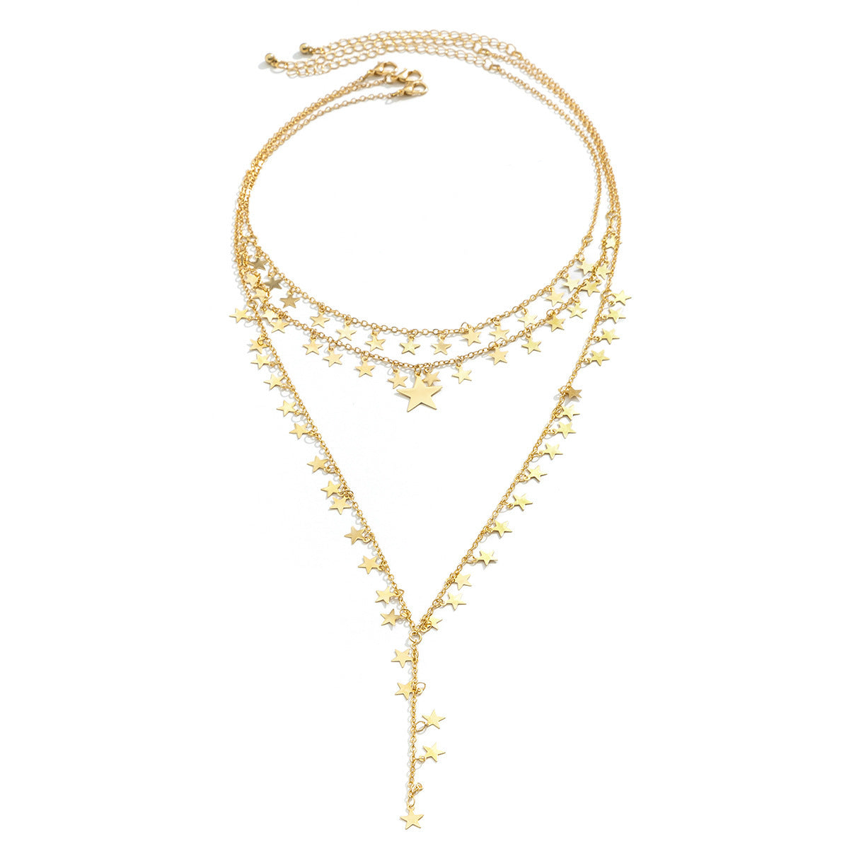 Y-Shape Star Tassel Necklace