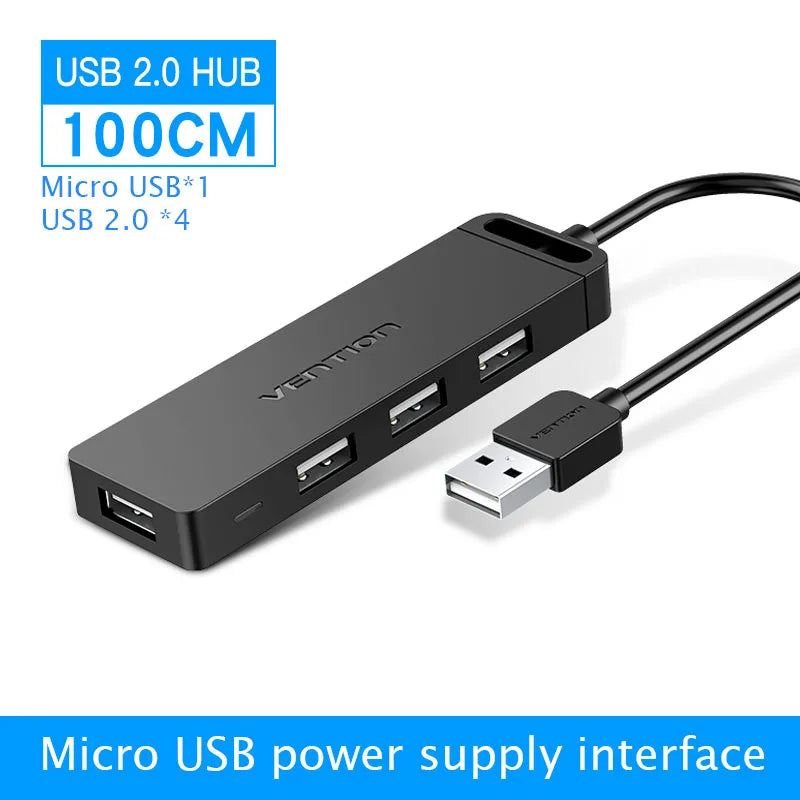 4-Port USB Hub