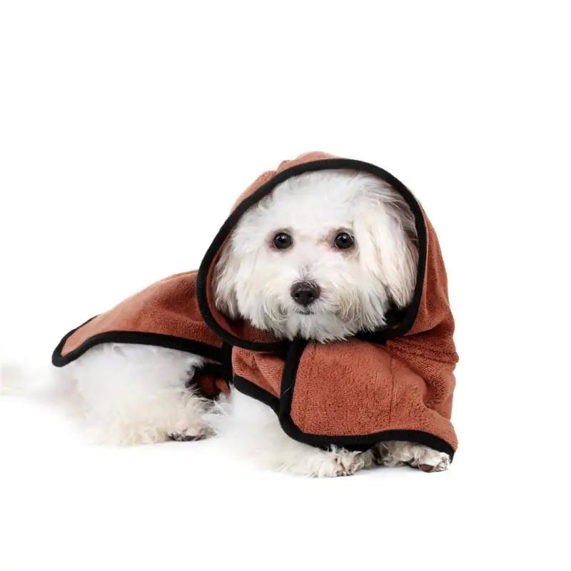 Pet Bath Towel Dog Bathrobe XS-XL For Small Medium Large Dogs Super Absorbent Pet Drying Towel Dog Towel Pet Supplies